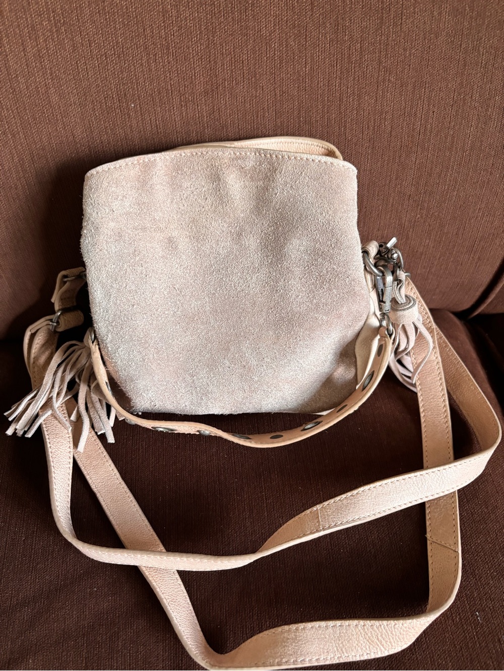 Free People “Sindy” Suede Crossbody - Picture 2 of 4